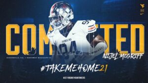 Juco defensive lineman Nijel McGriff commits to West Virginia